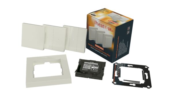 Heatit Z-Push Wall Controller White RAL 9010 GLOSSY